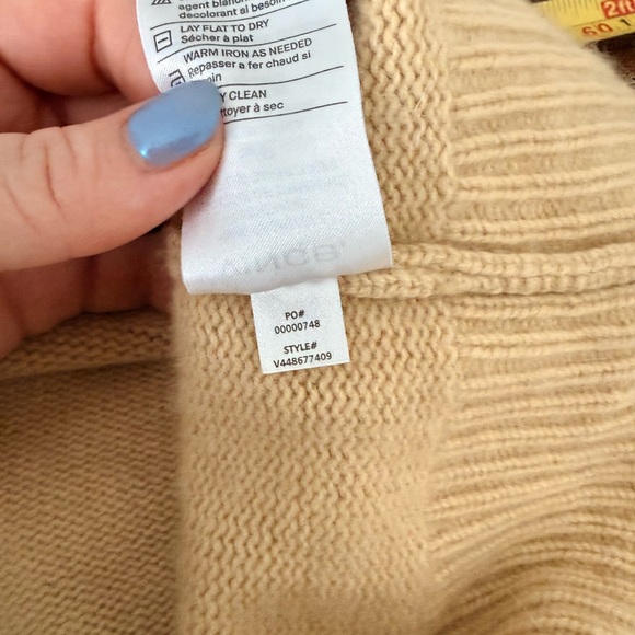 Vince Cashmere Beige Tan Sweater Small - Picture 4 of 7